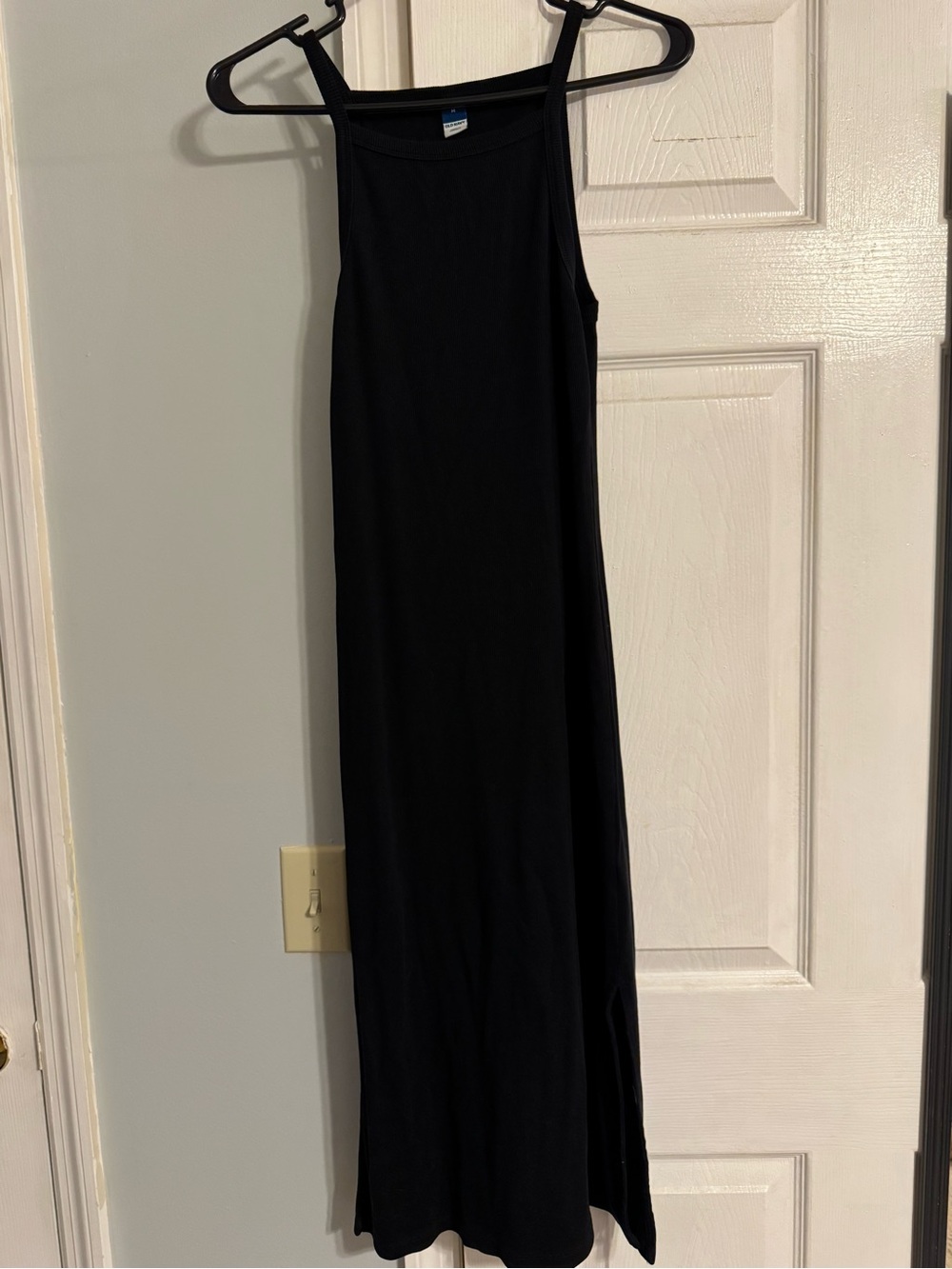 Old Navy Black Maxi Tank Dress